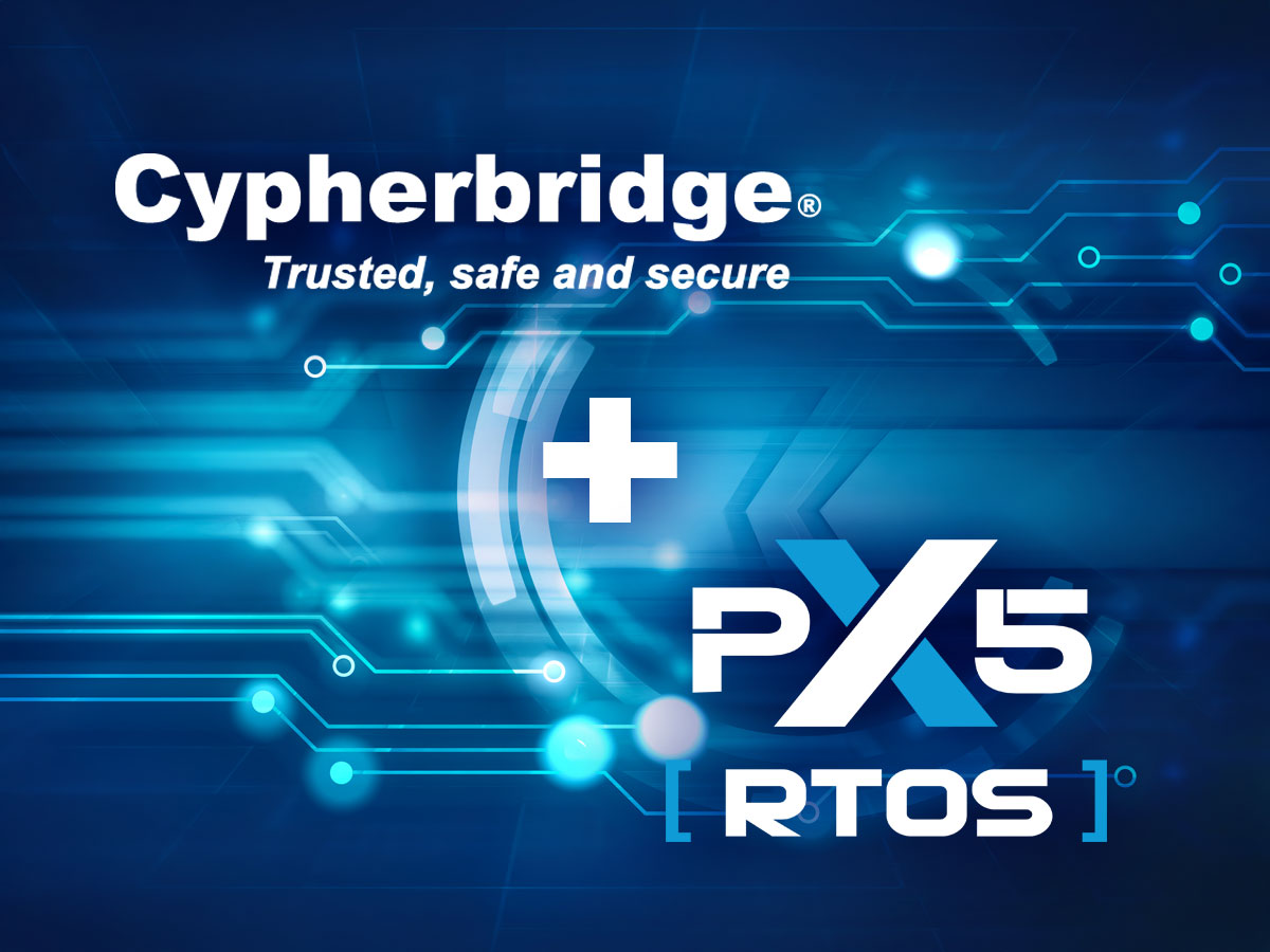 Cypherbridge Systems Integrates SDKPac with the PX5 POSIX RTOS