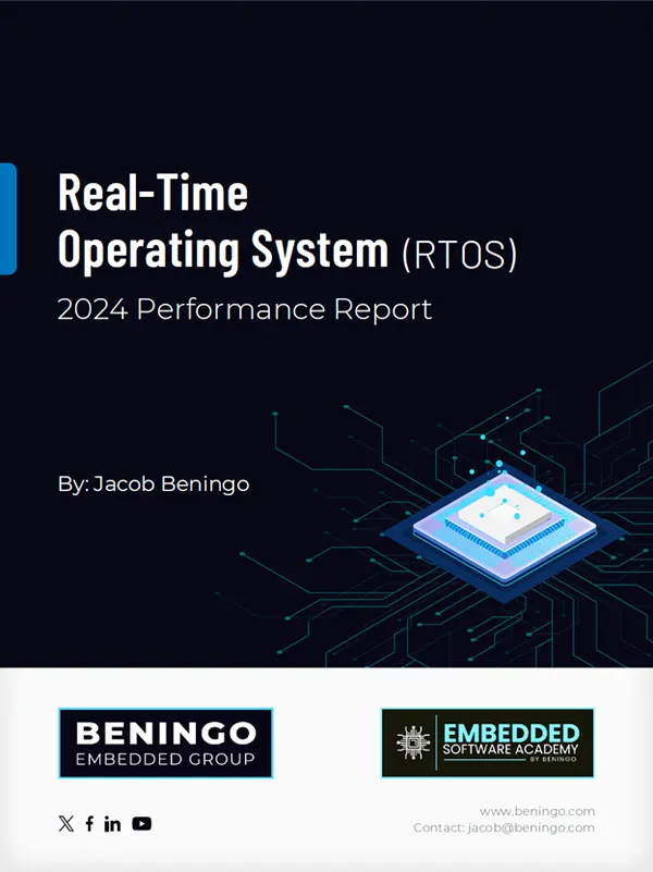 2024 RTOS Performance Report issued by the Beningo Embedded Group