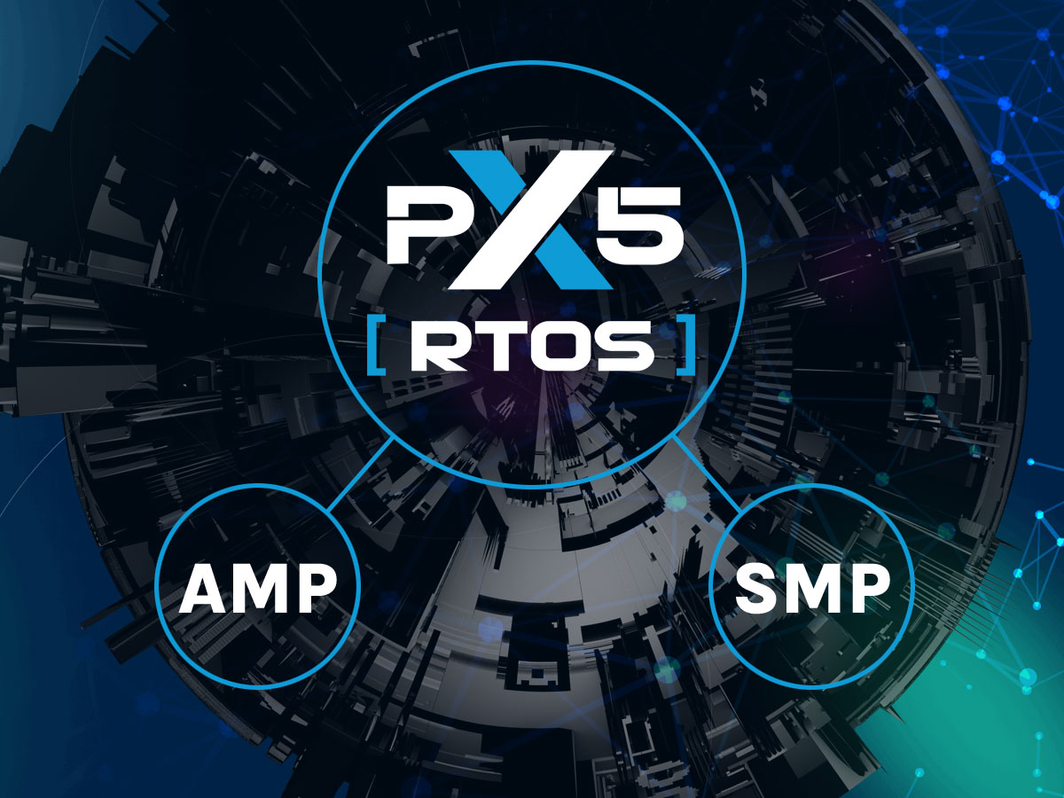 PX5 RTOS support Asymmetric Multiprocessing (AMP) and Symmetric Multiprocessing (SMP)