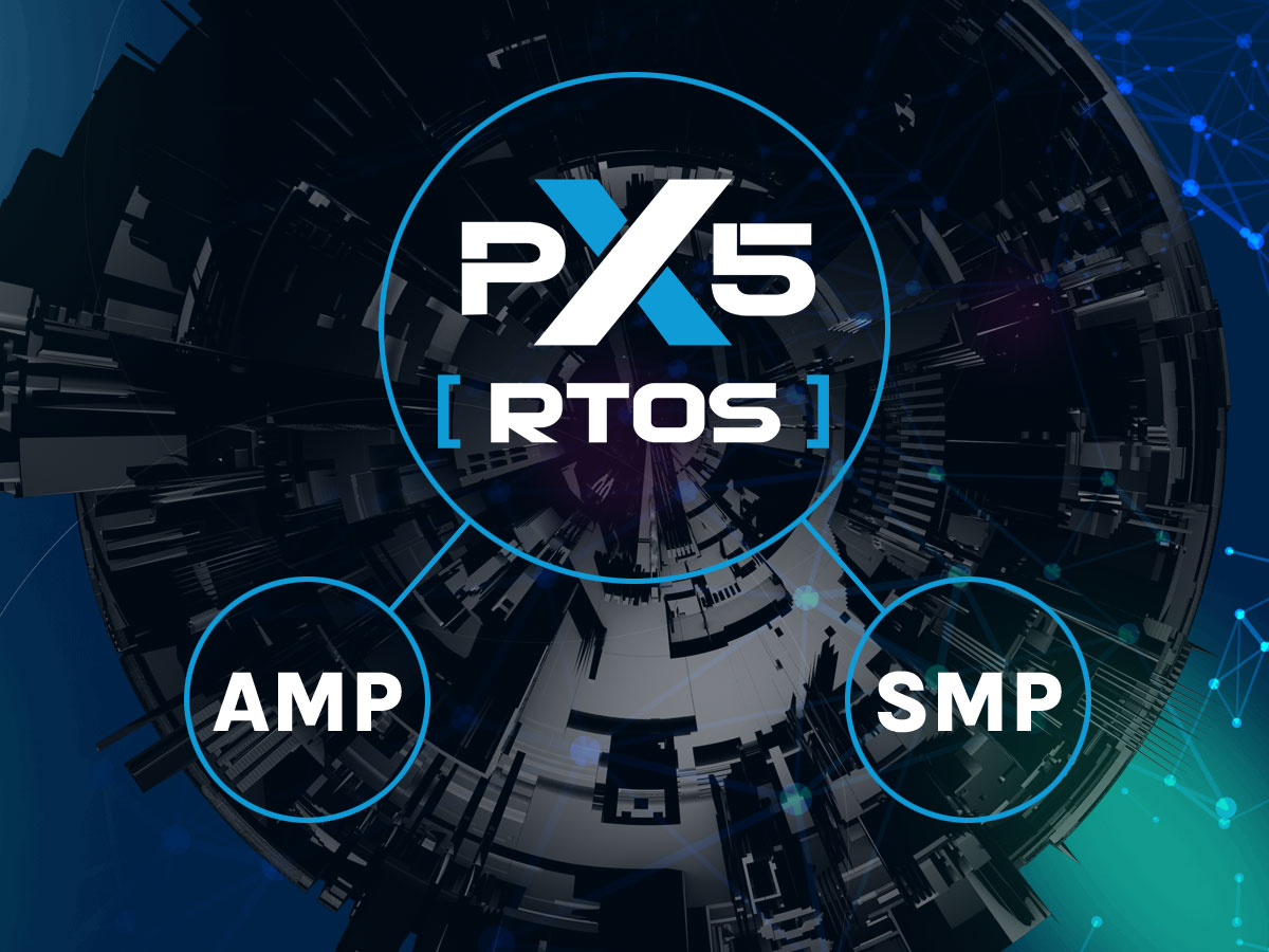 PX5 RTOS는 AMP(Asymmetric Multiprocessing) 및 SMP(Symmetric Multiprocessing)를 지원합니다.